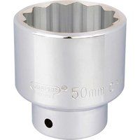 Draper T-MM/B 3/4" Square Drive 12 Point Socket (50mm), Blue