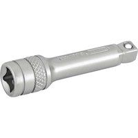 Draper 16720 1/4 Inch Square Drive Polished Wobble Extension Bar, 50mm , Blue