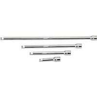 Draper 16766 1/4 Inch Square Drive Satin Chrome Wobble Extension Bar 4 Piece Set , Blue