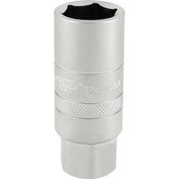 Draper 16776 3/8-Inch Square Drive 12 mm Thread 6 Point Satin Chrome Spark Plug Socket