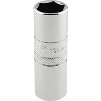 Draper 10mm Thread 6 Point Spark Plug Socket, 1/2" Sq. Dr., 16mm