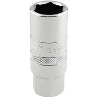 Draper 12mm Thread 6 Point Spark Plug Socket, 1/2" Sq. Dr., 18mm