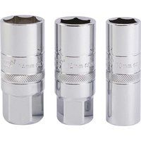Draper 16784 1/2" Drive 3 Piece Spark Plug Socket Set 10-14mm
