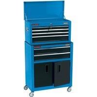 Draper 19563 24" Combined Roller Cabinet Tool Top Box Storage Chest 6 Drawer