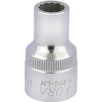 Elora Bi-Hexagon Socket, 1/2" Sq. Dr., 10mm
