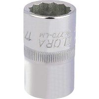 Elora Bi-Hexagon Socket, 1/2" Sq. Dr., 17mm