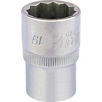 Elora Bi-Hexagon Socket, 1/2" Sq. Dr., 19mm