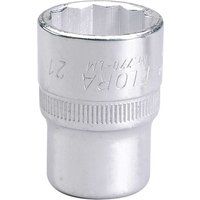 Elora Bi-Hexagon Socket, 1/2" Sq. Dr., 21mm