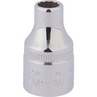 Draper 1/8" 1/2" Square Drive Elora Whitworth Bi-Hexagon Socket -No. 24799