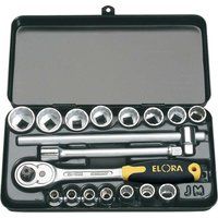 Elora 3/8" Square Drive Metric Socket Set (18 Piece) 25932