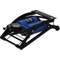 Draper Double Cylinder Foot Pump with Pressure Gauge