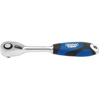 Draper 26502 1/4-Inch Square Drive 72 Tooth Micro Head Reversible Soft Grip Ratchet