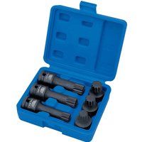 Draper 28881 6 piece 1/2" Square Drive Impact Spline Bit Set