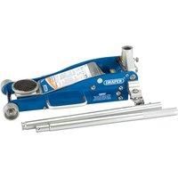 Draper 31479 Aluminium/Steel Trolley Jack with Quick Lift Facility, 2.5 Tonne Capacity