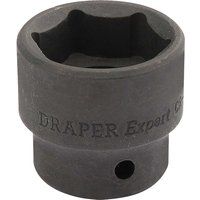 Draper Impact Socket, 1/2" Sq. Dr., 30mm