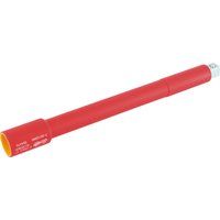 Draper H-EXT-VDE/B 1/2" Sq Dr VDE Approved Fully Insulated Extension Bar (250mm)