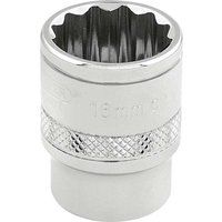 Draper HI-TORQ£ 12 Point Socket, 3/8" Sq. Dr., 16mm