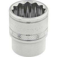 Draper HI-TORQ£ 12 Point Socket, 3/8" Sq. Dr., 19mm