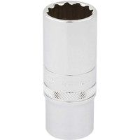 Draper HI-TORQ£ 12 Point Deep Socket, 3/8" Sq. Dr., 19mm