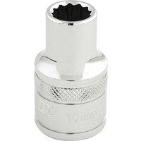 DRAPER EXPERT QUALITY 1/2" SQUARE DRIVE HI-TORQ 12 POINT SOCKET - 10MM