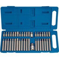 Draper 33323 Torx Tx-Star Spline XZN Hex Mechanics Bit Set, 40 Pieces