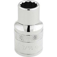 Draper HI-TORQ£ 12 Point Socket, 1/2" Sq. Dr., 7/16"