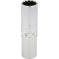 Draper HI-TORQ£ 12 Point Deep Socket, 1/2" Sq. Dr., 16mm