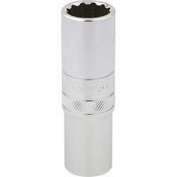 Draper HI-TORQ£ 12 Point Deep Socket, 1/2" Sq. Dr., 17mm
