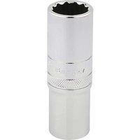 Draper 33741 1/2" Square Drive Hi-Torq 12 Point Deep Socket, 18mm Size