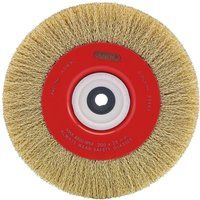 Draper 33880 Crimped Steel Wire Brushes, 200mm x 19mm , Blue