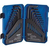 Draper 33894 Metric / Imperial AF Long Allen Hexagon Wrench Hex Key Set