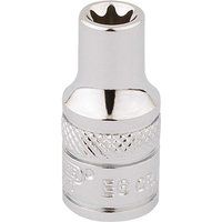 Draper TX-STAR£ Socket, 1/4" Sq. Dr., E6