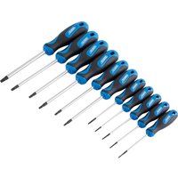 Draper 34253 Tamperproof Security Torx Tx Star Screwdriver Tool Set, T6-T40T, 11 Pieces