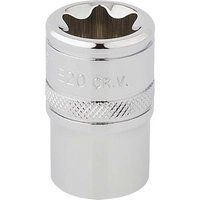 Draper Expert Quality 1/2" Square Drive TX-Star Socket - E20