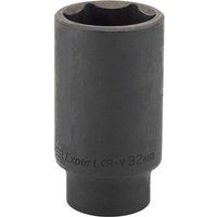 Draper 35519 Expert Deep Impact Socket, 1/2" Square Drive, 32mm