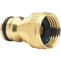 Draper GWB1/H Expert Brass BSP Garden Hose Tap Connector 1/2-Inch