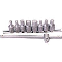 DRAPER 10 PIECE DRAIN PLUG KEY SET 3/8" SQ DR., STOCK NO: 38329