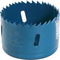 Draper 41087 Expert HSS Bi-Metal Holesaw Blade, 70mm, Blue