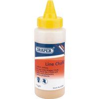 Draper Plastic Bottle of Yellow Chalk for Chalk Line, 115g
