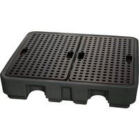 Draper 44059 Spill Containment Pallet with Four Drum Oil Capcity