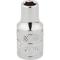 Draper HI-TORQ£ 6 Point Socket, 1/4" Sq. Dr., 3/16"