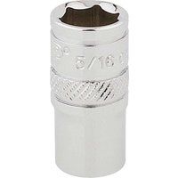 Draper HI-TORQ£ 6 Point Socket, 1/4" Sq. Dr., 5/16"