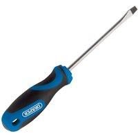 Draper 48919 Plain Slot Screwdriver with Soft Grip Handle, 3.2mm x 75mm