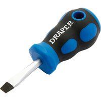 DRAPER 3 X 100MM SOFT GRIP PLAIN SLOT SCREWDRIVER, SIMILAR TO STOCK NO: 48920