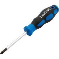 Draper No.1 X 75Mm Soft Grip Cross Slot Screwdriver