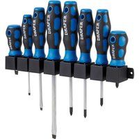Draper 8 Piece Soft Grip Screwdriver Set 48933