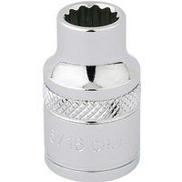 Draper HI-TORQ£ 12 Point Socket, 3/8" Sq. Dr., 5/16"