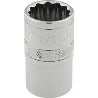 Draper HI-TORQ£ 12 Point Socket, 3/8" Sq. Dr., 5/8"