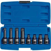 Draper 49460 1/2" Square Drive Tamper Proof Impact Spline Socket Set (8 Piece)