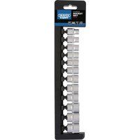 Draper 50188 Square Drive Metric Socket 12 Pieces Set, 3/8" Length